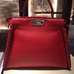 Fendi Red Fashion Show Peekaboo Bag 2