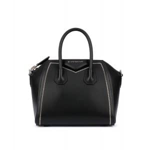 Givenchy Black Antigona with Chain Detail Antigona Mini Bag