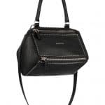 Givenchy Black Pandora With Metal Stitchings Small Bag