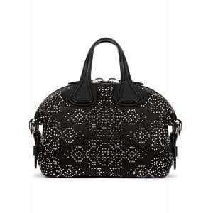 Givenchy Black Studded Nightingale Medium Bag