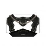 Givenchy Black/White Brogue Bow-Cut Chain Mini Bag