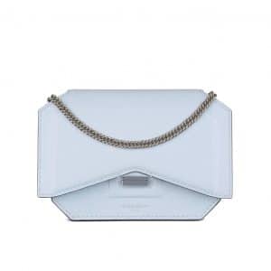 Givenchy Light Blue Bow-Cut Chain Mini Bag