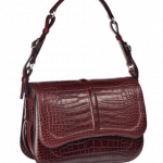 Hermes Burgundy Alligator Harnais Bag