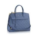 Louis Vuitton Denim Monogram Empreinte Pont Neuf MM Bag