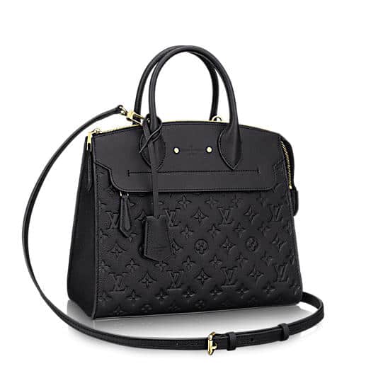 Louis Vuitton - Authenticated Pont Neuf Handbag - Leather Black Plain for Women, Very Good Condition