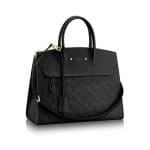 Louis Vuitton Noir Monogram Empreinted Pont Neuf GM Bag