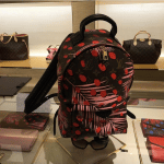 Louis Vuitton Palm Sugar Pin/Coquelicot Monogram Jungle Backpack Bag