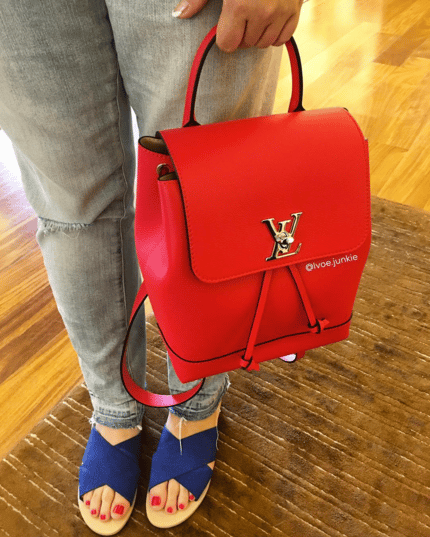 Louis Vuitton Poppy Lockme Backpack Bag 2