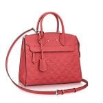 Louis Vuitton Poppy Monogram Empreinte Pont Neuf MM Bag