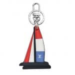 Louis Vuitton White/Blue/Red Sailboat Key Holder