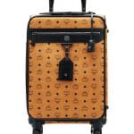 MCM Visetos Leather Travel Trolley Bag 1