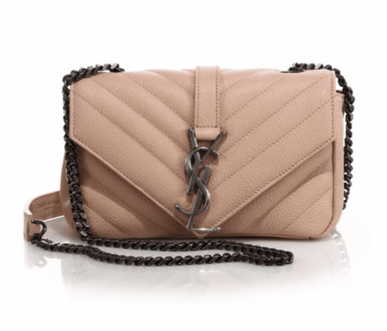 Saint Laurent Monogram Baby Matelasse Leather Crossbody Bag