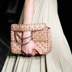 Valentino Beige Rockstud Flap Bag - Fall 2016