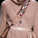 Valentino Beige Rockstud Flap Bag with Beaded Strap 2 - Fall 2016