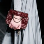 Valentino Burgundy Rockstud Small Flap Bag - Fall 2016