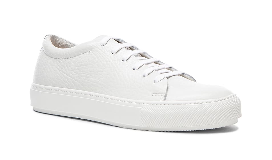 Acne Studios Adrian Grain Leather Sneakers