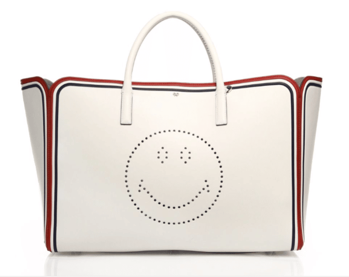 Anya Hindmarch Ebury Leather Smiley Tote Bag