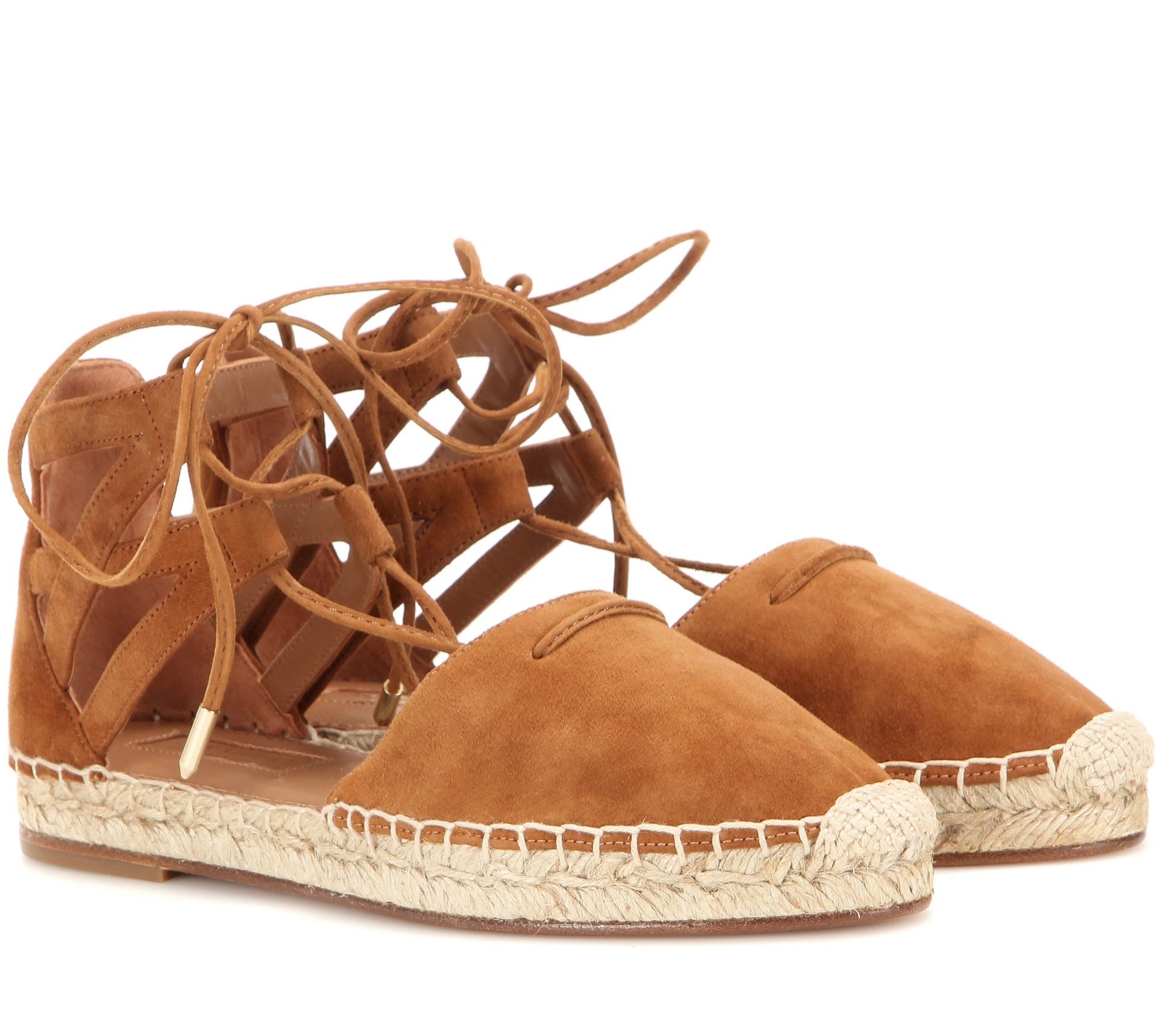 Aquazzura Belgravia Suede Espadrilles