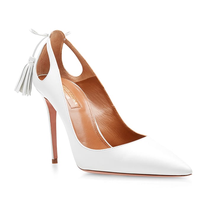Aquazzura Forever Marilyn Leather Pumps