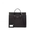 Balenciaga Black City Plate Portfolio Medium Bag