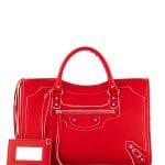 Balenciaga Red Highlight City Bag