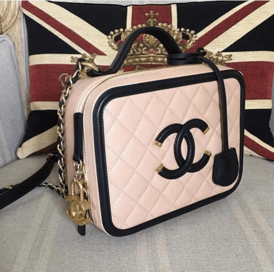 Medium CC Filigree Vanity Case, Rent A Chanel Purse