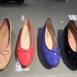 Chanel Beige/Pink/Purple/Black Patent Ballerina Flats