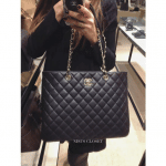 Chanel Black Timeles Classic Tote Bag 4