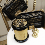 Chanel Black/Gold Boy Bags and Spool Minaudiere Bag - Fall 2016