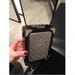 Chanel Black/Silver Evening In The Air Mini Trolley Bag