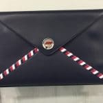 Chanel Blue Chanel Airlines Zip Pouch Bag