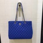 Chanel Blue Timeles Classic Tote Bag