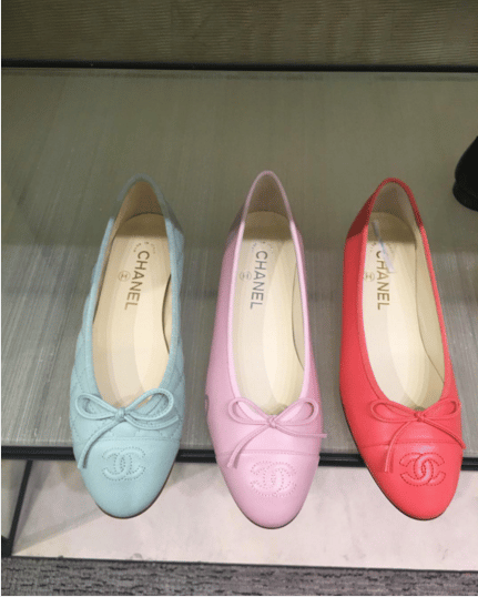 pink chanel slippers