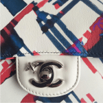 Chanel Multicolor Printed Flap Bag