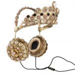 FRENDS x Dolce & Gabbana Gold Crown Embellished Headphones 1
