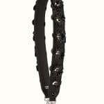 Fendi Black Leather Flowerland Strap You