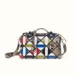Fendi Multicolor Python Flowerland By The Way Bag