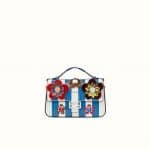 Fendi Multicolor Python Flowerland Double Micro Baguette Bag