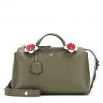 Fendi Olive Green Flowerland By The Way Small Bag