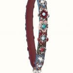 Fendi Pink/Dark Red Elaphe Flowerland Strap You