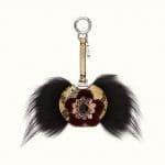 Fendi Yellow Elaphe Flowerland Mirror Charm