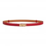 Hermes Casaque Red Epsom Kelly Belt