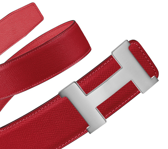 red hermes belt