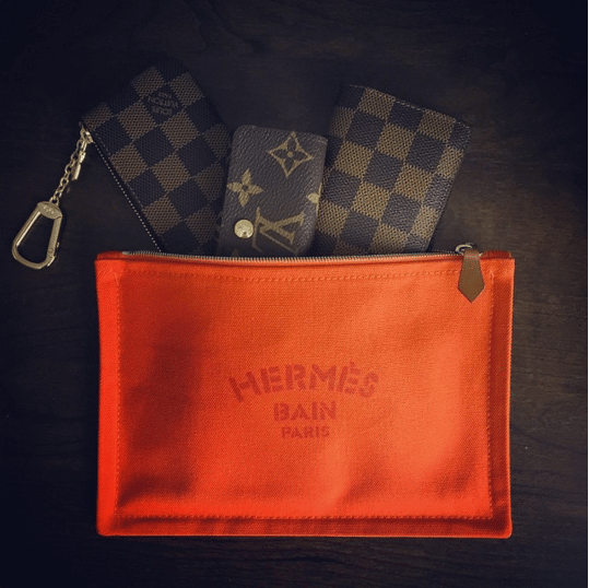 hermes small pouch