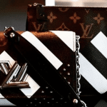 Louis Vuitton Monogram Canvas with Black/White Stripe Pattern Twist Bags - Pre-Fall 2016
