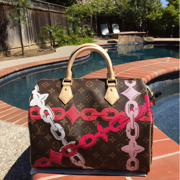 Louis Vuitton Monogram Flower Tote Coquelicot