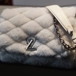 Louis Vuitton White Malletage Fur Go-14 Bag - Pre-Fall 2016