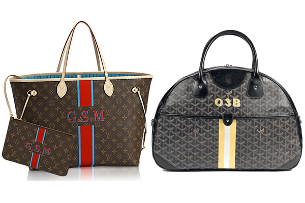 Personalized Louis Vuitton Mon Monogram Neverfull GM.