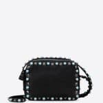 Valentino Black Rockstud Rolling Camera Bag