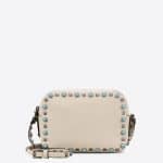 Valentino Ivory Rockstud Rolling Camera Bag